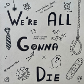 постер песни Pam Rabbit - We re all gonna die (positive song)
