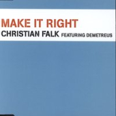 постер песни Christian Falk &amp; Demetrius - Make It Right