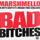 постер песни Marshmello - Bad Bitches (feat. Megan Thee Stallion)
