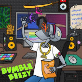 постер песни Bumble Beezy - Протеиновые чипсы (Freestyle prod. by ayomarkiz &amp; Richfavor)
