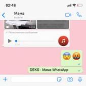 постер песни Deks - Мама Whatsapp