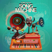 постер песни Gorillaz feat. Tony Allen &amp; Skepta - Song Machine How Far