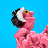 постер песни Cream Soda - Розовый фламинго