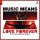 Постер к треку Steve Aoki - Music Means Love Forever